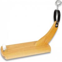 Schinkenständer - Soporte Für Gondel lackierte Schinken 25 Mm Albainox, Holzsockel, Größe 40 X 35 X 17 Cms, Gewicht 2 Kgs, 20074