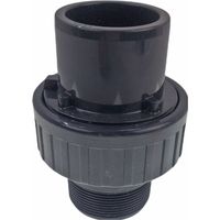 Raccord union PVC pression mixte MF-M Ø63-50 pour tube 50mm – Fixation par collage intérieur – Pour chantiers humides – Jardiboutique