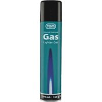 TOM Universal Feuerzeuggas LG-300 - 300 ml Nachfüllgas Feuerzeug Gas Butangas