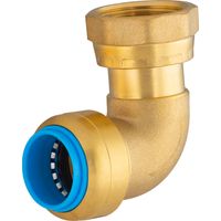 Coude femelle écrou libre automatique universel TOUT PUSH Ø20 - F20x27 (3/4)