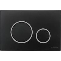FLUIDMASTER Placca Vela nero con anello cromo lucido codice prod: P47-0202-0250