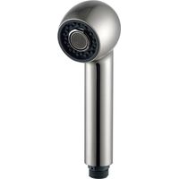 Douchette Robinet Cuisine Remplacement 2 Jets Tête Douchette pour Mitigeur extractible Cuisine, Filetage droit G1/2, Nickel Brossé
