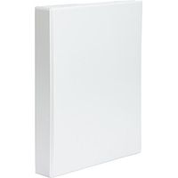 Pardo chemise kangourou a4 2 anneaux 65mm - dos et couverture pochette - couleur blanc -