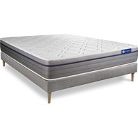 Actimemo zen matratze 135x200cm + Bettgestell mit lattenrost - Dicke : 26cm - Memory-schaum - H3