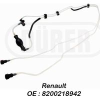 Kit poire d'amorcage carburant avec tuyauterie – Adaptable 1.5 DCI – Pour Renault Clio II, Kangoo – Référence OE 8200218942 – Durer Germany