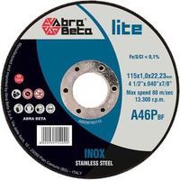 SCHNEIDSCHEIBE FÜR EDELSTAHL ABRA BETA Ø 125x1,0 mm