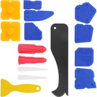 15 Pièces Outils à Joint en Silicone, Raclette et Spatule pour Nettoyage Vitre Manuel
