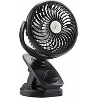 BUNTHAUS Ventilateur de Batterie à Pile,Ventilateur USB d'Oscillation Avec 4000mAH Batterie Rechargeable,Mini Ventilateur Portatif pour poussette, voiture, gymnase, bureau, extérieur, voyage, camping