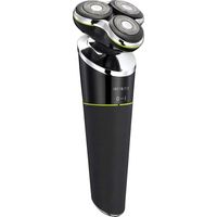 Afeitadora recargable para hombre 5 w color negro para uso en seco y humedo