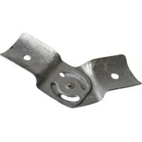 Winox – Connecteur inclinable pour poteau rond Ø 8 à 12 cm – Acier galvanisé – Fixation par 4 trous Ø 10 mm – Pour structures extérieures