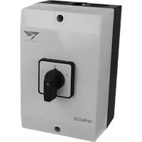 Coffret inverseur de source manuel 40A – Monophasé 2P ou triphasé 4P – Étanchéité IP65 – Position zéro pour sécurité accrue – IMO