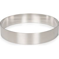 Patisse, Anello per Torte in Acciaio Inox