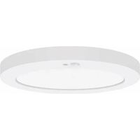 Verstellbarer Einbau- oder Feststrahler mit integriertem LED-Sensor, rund weiß, Durchmesser 16,5 cm ARIC