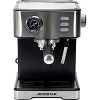 Machine à expresso 1400W 20Bar, machine à café expresso semi-automatique pour la maison, réservoir d'eau de 1,7 L, machine à extraction de café.