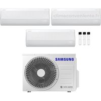 Climatiseur Trial Split Réversible Samsung WindFree Avant S2 9000+9000+9000 BTU Inverter Wi-Fi (AJ052TXJ3KG)