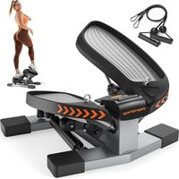 Sportsroyals Stepper d'escalier pour Exercices - Torsadé avec Bandes de résistance et capacité de Poids de 150 kg