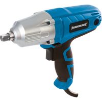 Silverline – Clé à chocs 400W – Couple max 350Nm – Vitesse 3200 min-1 – Porte embout 1/2' carré – 4 douilles incluses
