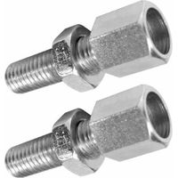 2x vis creuse de réglage M8 x 40mm utilisation universelle réglage gaine câble poignée