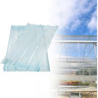 Randaco Wellplatten,FRP-Tageslichtplatten,Klar Wellplatten,Wellbahn Profilplatten Trapez,Frostbeständige/Isolierende Dachplatten,2mm Dickes Gewächshausplatten,Längenzuschnitt Möglich (0.9x1.6m,3 Pcs)