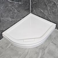 Quadrant Shower Tray Left Hand 1000x800 1200x800 1200x900mm Manhattan Duralite, 1200 x 800mm