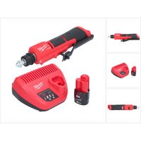 Milwaukee M12 FTB-201 Akku Reifenaufrauer 12 V 7/16" Hex Brushless + 1x Akku 2,0 Ah + Ladegerät