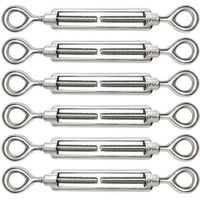 Stück verstellbare M5-Drahtseilspanner, Öse und Öse aus Edelstahl 304 für Kabelspanner, Stahlseilspanner, Hakenzubehör