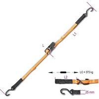 Cinghia a Trazione 2 Ganci con Cric 8188CG Robur 400 kg H 25 mm 2 Pezzi