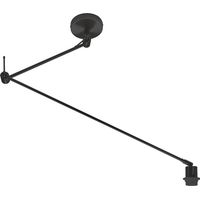 haia plafonnier à bras articulé sans abat-jour 1xe27 l.13xw.90xh.90xh.reg.cm noir
