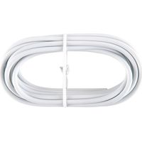 Weißes kunststoffummanteltes Kabel (Wurm) 3m Vorhanghalter PV025 Cintacor - Storplanet