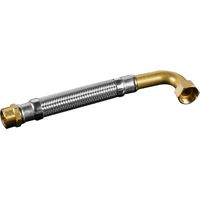 Flexible Sanitaire/Chauffage coudé Inox Øintér.19 mm - Mâle/Femelle 3/4" - 800 mm - EXTRA TWIST - Tucai