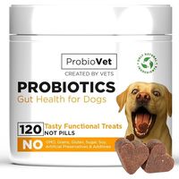 Probiotique Chien en bouchées tendres – Soutien de la santé intestinale, de la Digestion et de l’immunité Naturelle – complément Savoureux pour Un microbiome équilibré - 120 Pièces