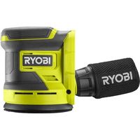 Ryobi – Ponceuse orbitale aléatoire 18V – Ø 125mm – Moteur Brushless – Système d'extraction de poussière intégré – Fixation velcro rapide