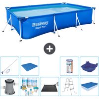 Bestway Bestway Steel Pro Rectangulaire - 300x201x66 cm - 10-pièces S21565