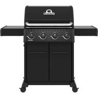 Barbecue à gaz Broil King Crown 420 Shadow 4 brûleurs grilles fonte 11,4 kW - 100 mt - 15x21 mm
