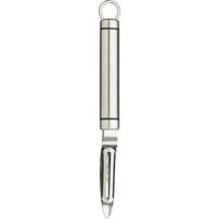 KitchenCraft Professional - Kartoffel- und Gemüseschäler, oszillierende Klinge, Edelstahl, Farbe Silber, 21 cm