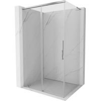 Mexen Rox L cabina doccia scorrevole 90 x 75 cm, trasparente, cromo - 8C2L-090-075-01-00