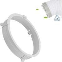 SNQ – Coupleur de tuyau d'échappement portable 17 cm – Adapté climatiseur mobile Midea 1.5P KYR35 – Installation facile – Matériau ABS durable