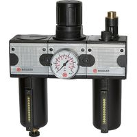 Riegler Wartungseinheit 3-tlg. »multifix« mit Metallbehälter, BG 3, G 3/4
