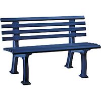 Banco Ibiza Garden 2 asientos de longitud de 1200 mm azul