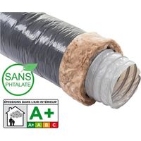 Flexibler VMC-Schlauch PVC Isoliert ø125 mm Länge 10 Meter - Unelvent