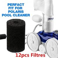 Filtres de queue de tuyau - Polaris - Lot de 12 - Éponge - Compatible avec modèles 180, 280, 360, 380, 480, 3900