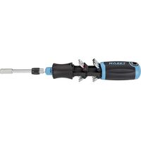 Tournevis à cliquet et à embout 810R-4 Hexagone creux 6.3 (1/4 pouce) HAZET
