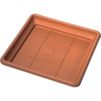 Athena Telcom Plastiksauce für quadratische Vasen - - 22x22 cm