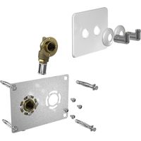 Kit Robifix coudes (EVIER / LAVABO) 50 mm Multicouche Ø16x2,0 - Femelle 1/2" (15/21) + cache poli blanc - Watts