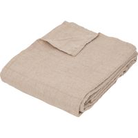 Bettüberwurf Pollie Baumwolle 220x240cm - Beige