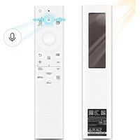 Mando a distancia de repuesto Samsung BN59-01391A, mando universal solar con control por voz para televisores inteligentes Samsung con 4 botones de acceso directo, color blanco.