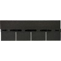 Tegole Canadesi ONDULINE Bardoline rettangolari. Dimensioni 100 x 34 cm. Confezione da 2,32 mq. Colore grigio