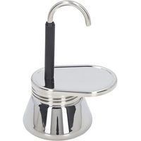 Vtizikl Petit moka en acier inoxydable (grade alimentaire) à un bec, durable et léger – idéal pour préparer du café italien chez soi ou en camping, compatible avec les plaques de cuisson.
