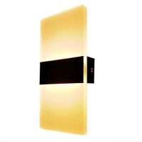 Modern Wall Sconces LED Wall Lamp 6W Indoor Up Down Hallway Lighting Wall Mounted Lights for Bedroom