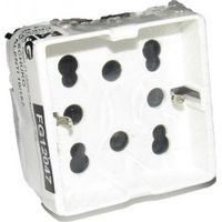 Faeg Frutto Compatibile serie System Gewiss presa schuko + 2 bivalenti 10A 16A